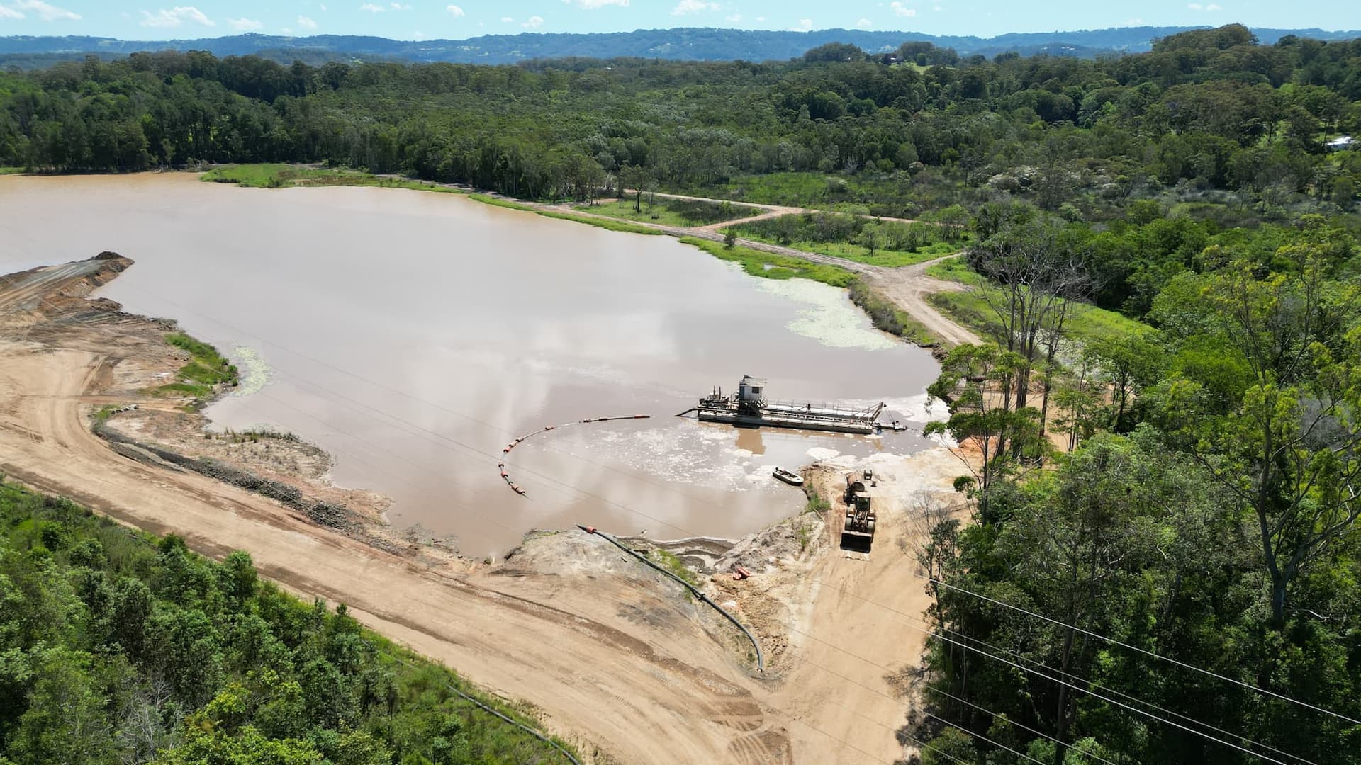 A wide shot of our KinKin Quarry from above