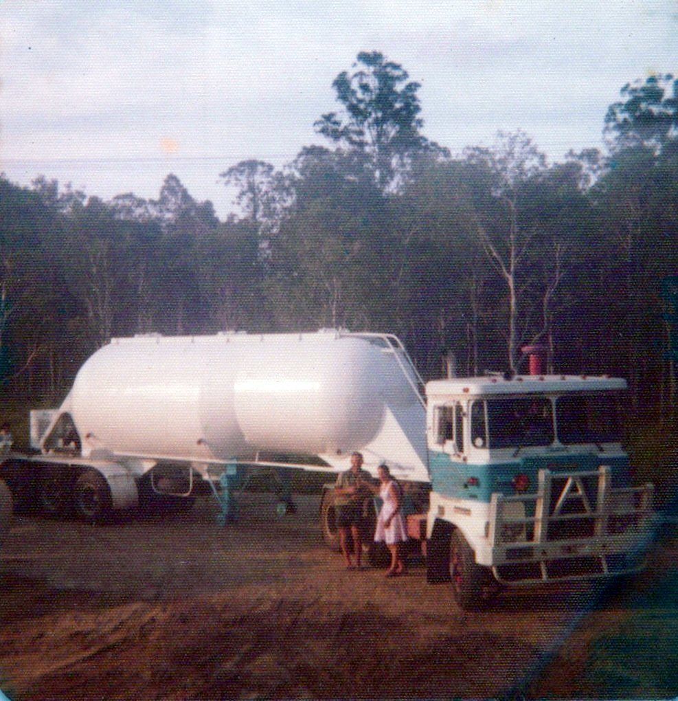 65 Atkinson the day we arrived back from Melbourne from picking up the first Kockum trailer