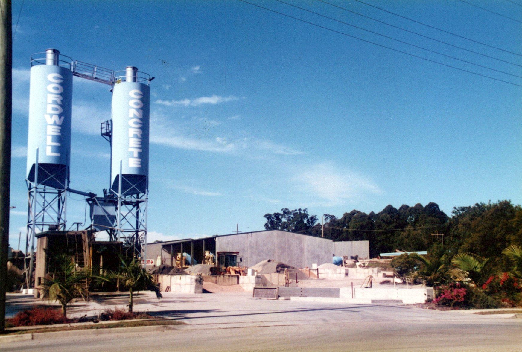 Photo of the batching plant in 1971