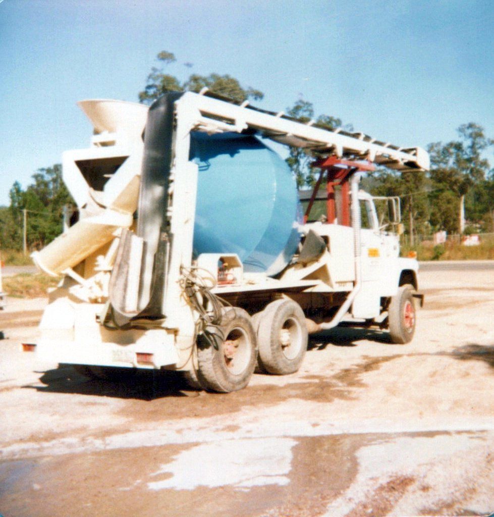 First concrete truck we bought 